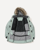 Green Lily The Sugar Coat II plus size insulated snow jacket, sizes 1X to 6X, interior lining