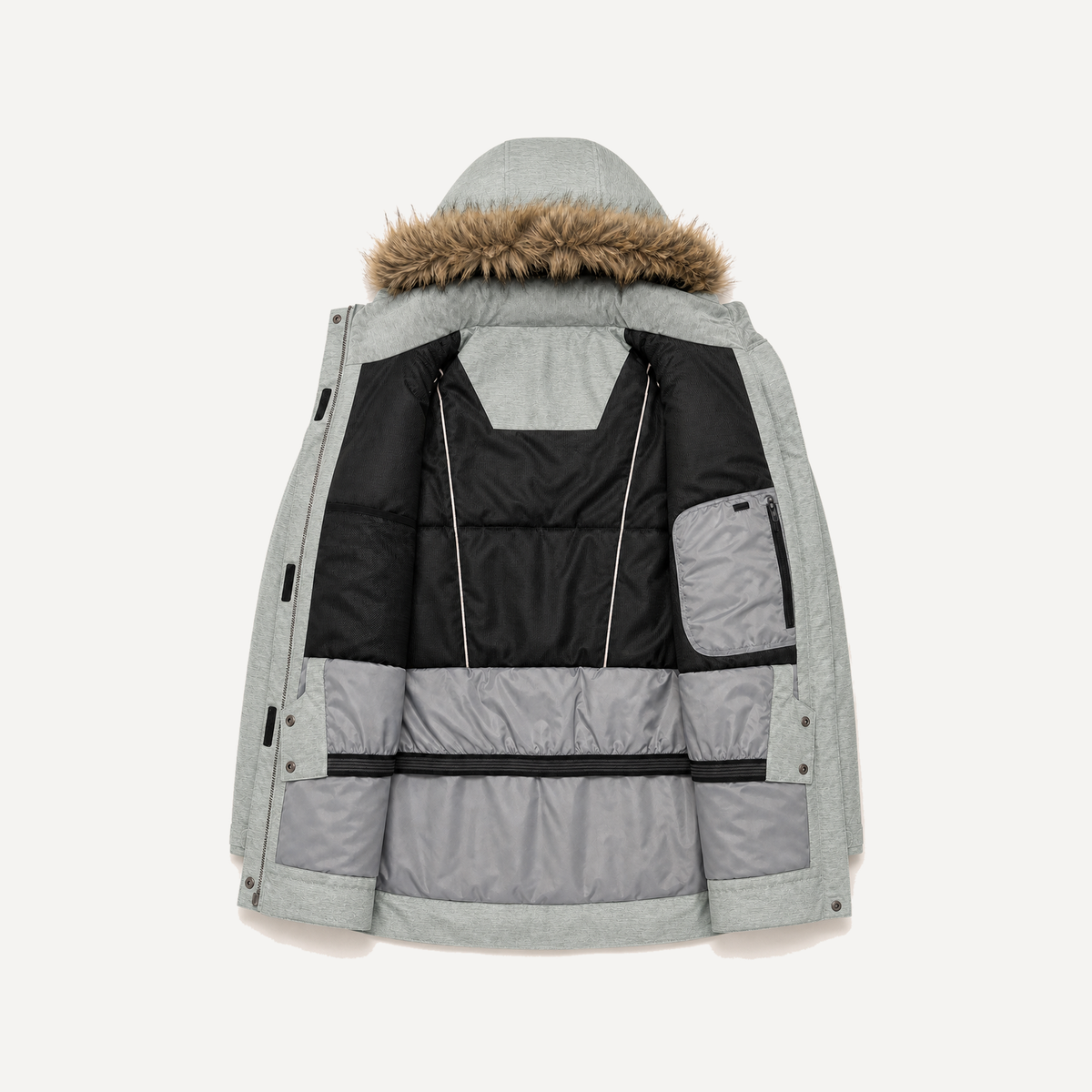 Green Lily The Sugar Coat II plus size insulated snow jacket, sizes 1X to 6X, interior lining
