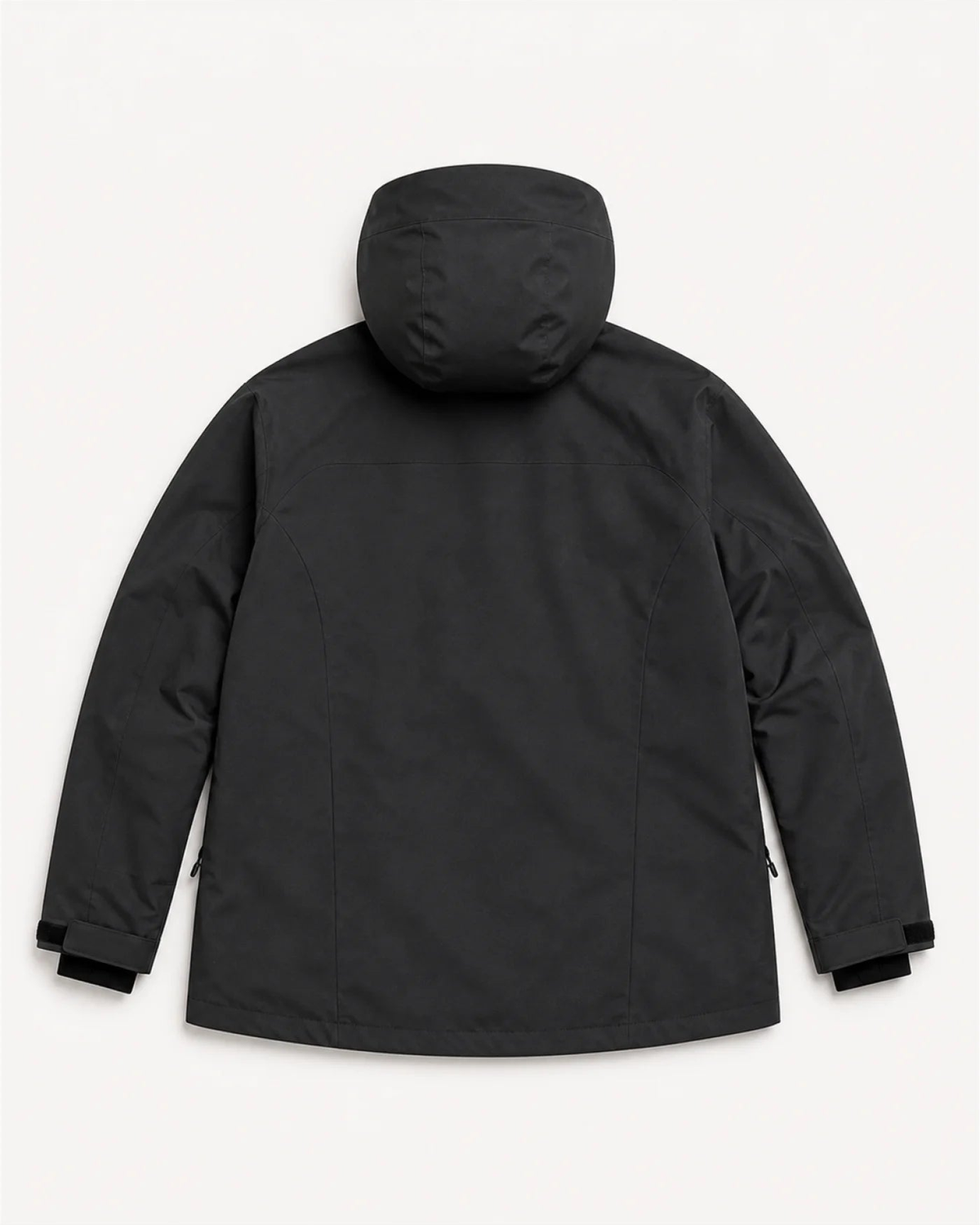 Black The Tempest plus size insulated snow jacket, sizes 1X to 6X, back