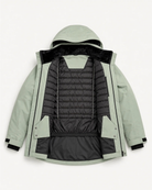 Green Lily The Tempest plus size insulated snow jacket, sizes 1X to 6X, interior