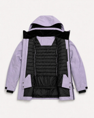 Lavender The Tempest plus size insulated snow jacket, sizes 1X to 6X, back