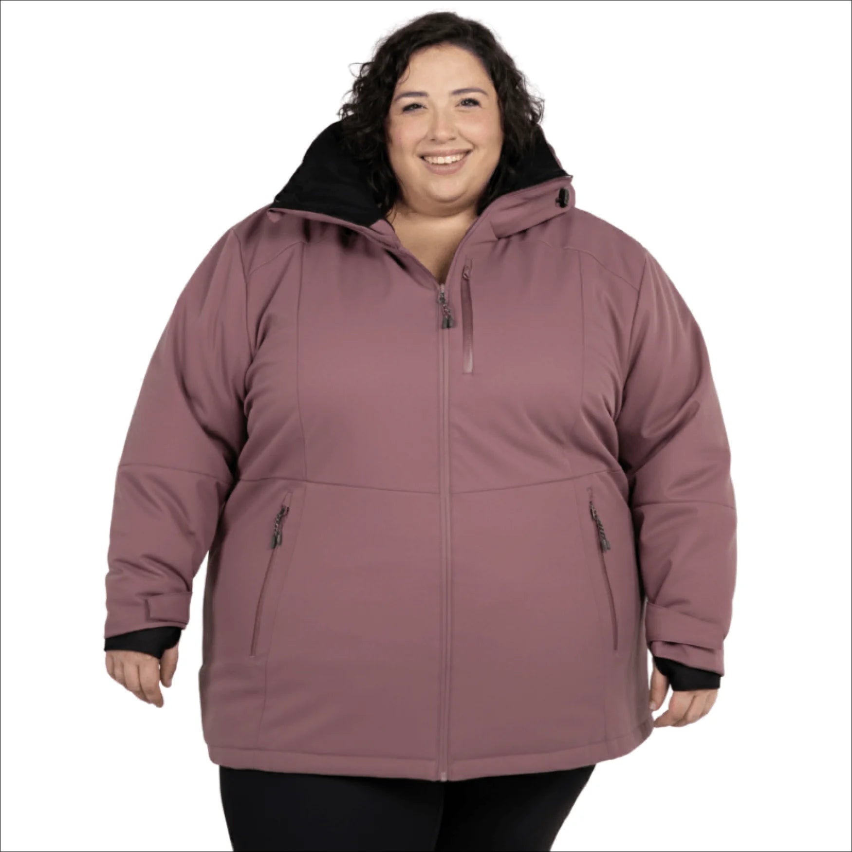 Snow Country Outerwear Women's Plus Size 1X-6X Heavy Insulated Winter Softshell Coat Siberian