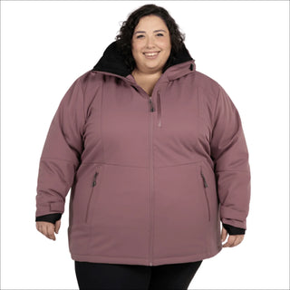 Snow Country Outerwear Women's Plus Size 1X-6X Heavy Insulated Winter Softshell Coat