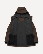 Chocolate The Venus plus size hooded soft shell jacket, sizes 1X to 6X, interior