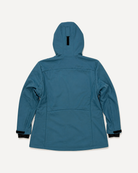 Peacock The Venus plus size hooded soft shell jacket, sizes 1X to 6X, back