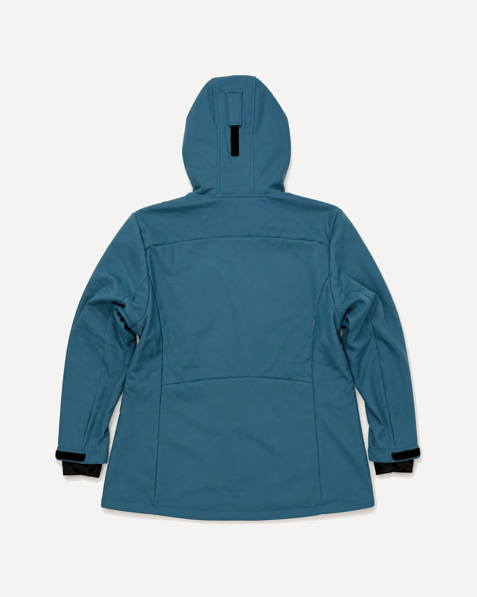 Peacock The Venus plus size hooded soft shell jacket, sizes 1X to 6X, back