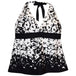 White Black Floral