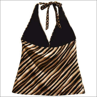 Heat Womens Plus Size Halter Tankini Swimsuit Top 18W 20W 22W 24W - Womens