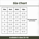 Clothing size chart for Women’s Plus Size 1X-6X Waterproof Rain Jacket Windbreaker Coat Manchester
